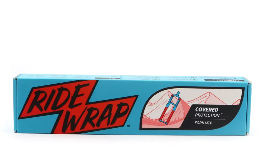 Ochranný polep RideWrap univerzální na odpružené MTB vidlice, 65% ochrany